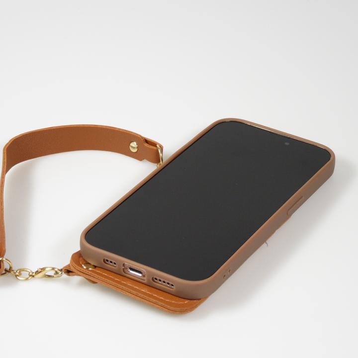 Immagine prodotto PhoneLook Coque Silicone soft touch avec pochette à cartes ou argent en cuir et lanière intégrée (Apple iPhone 14 Pro)