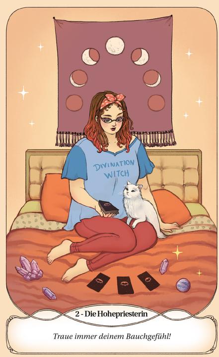 Produktbild Cozy Witch Tarot - DAS Tarot für alle jungen Hexen! (Deutsch, Amanda Lovelace, 2024)