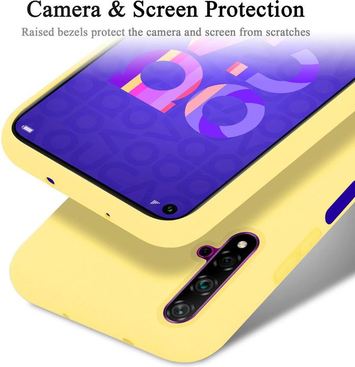 Produktbild Cadorabo TPU Liquid Silicone Case Cover (TCL 20S, LG K20, Huawei Nova 5T)