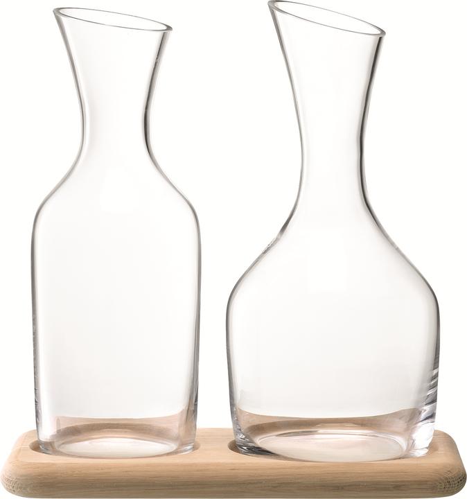 Actual product image LSA Wine water/wine carafe set & oak base (1.40 l)