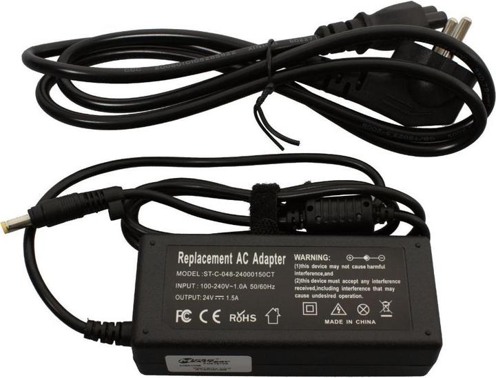 Actual product image CoreParts Power Adapter for HP Scanner (MBA1306) (36 W)