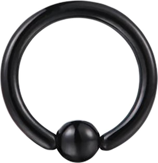 Produktbild Star Piercing Ball Closure Ring Absolute Black (ohne Messing, Chirurgenstahl 316L)