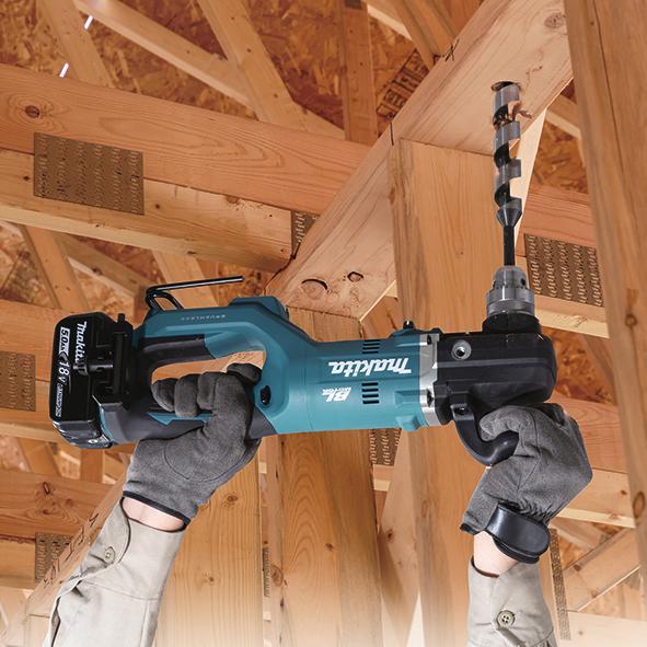 Immagine prodotto Makita Trapano angolare a batteria 18V DDA450ZK (Batteria ricaricabile)