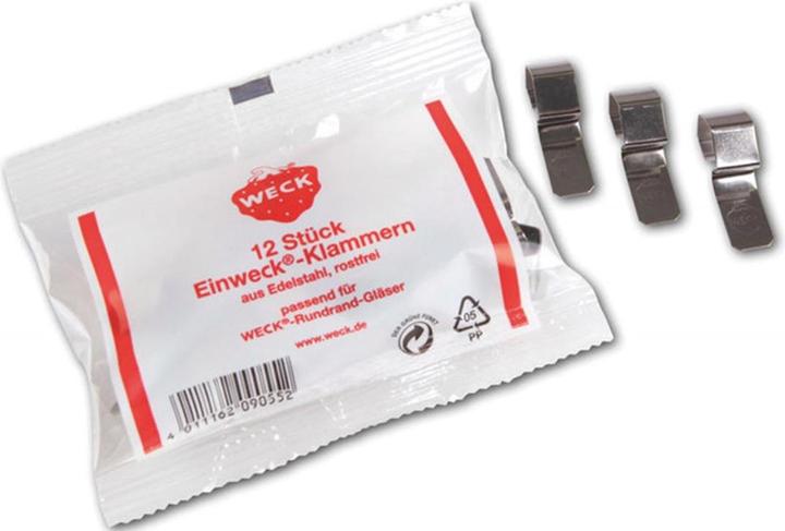 Actual product image Weck Brackets (12 pcs., 1 l)