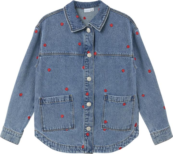 Produktbild Name it Bestickte Jeansjacke (140)