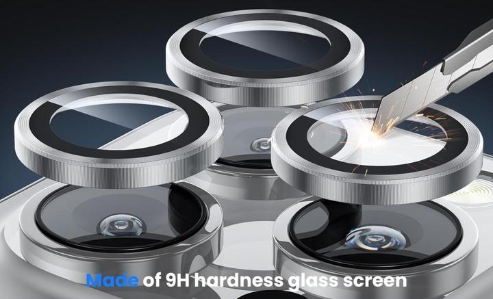 Actual product image Screenguard Camera Lens Protector Protective Glass Apple iPhone 16 Pro (1 Piece, Apple iPhone 16 Pro)