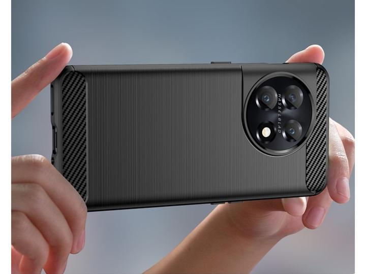 Immagine prodotto Screenguard Custodia in TPU morbido spazzolato al carbonio (OnePlus 11)