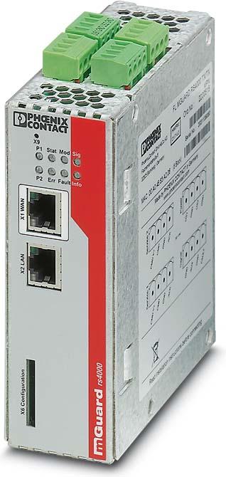 Actual product image Phoenix Contact Router FL MGUARD RS2000 TX/TX VPN