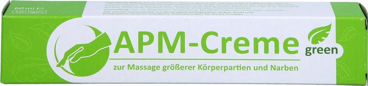 Actual product image Cream green for massaging larger body parts and scars, 60 ml cream (Body cream, 60 ml)