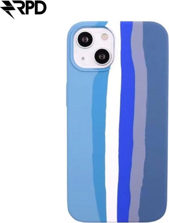 Produktbild RPD iPhone 11 - Silicone Case Blue Rainbow - Regenbogen-Muster, blau (Apple iPhone 11)