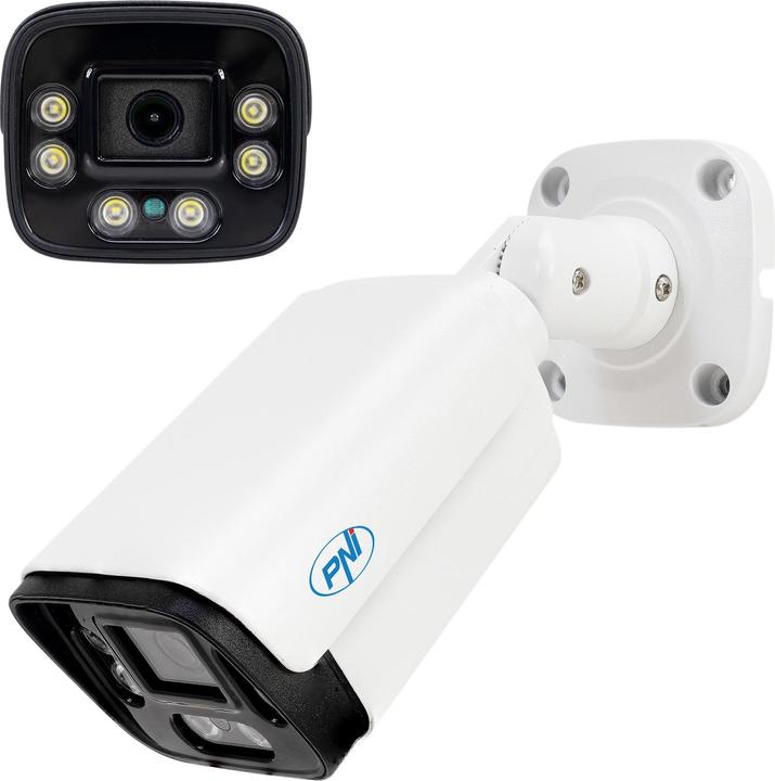 Actual product image PNI IP125 video surveillance camera with IP, 5 MP, H.265, ONVIF, outdoor and indoor IP66, people
