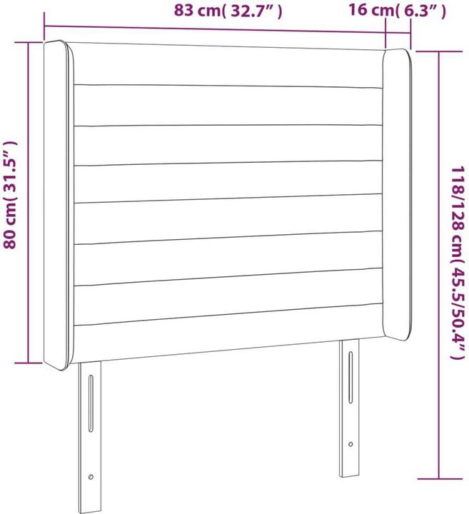 Produktbild VidaXL Kiriakoula (83 x 16 x 128 cm)