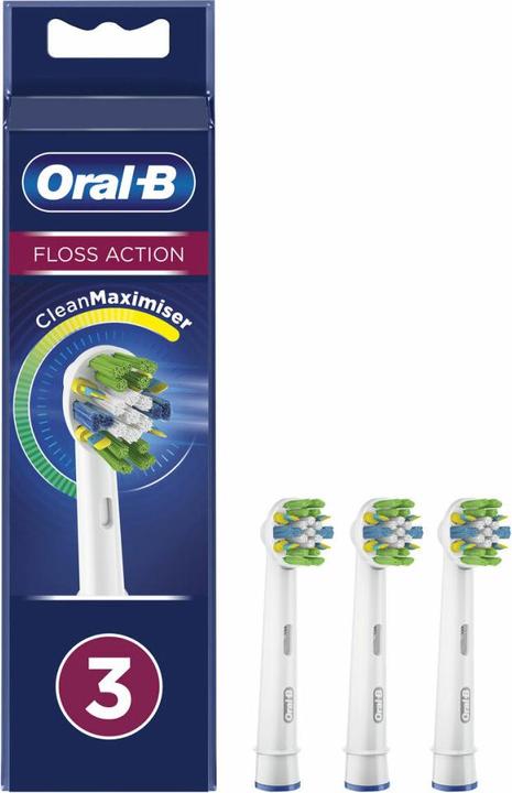 Actual product image Oral-B FlossAction 80338476 Electric toothbrush head (e) (3 x)