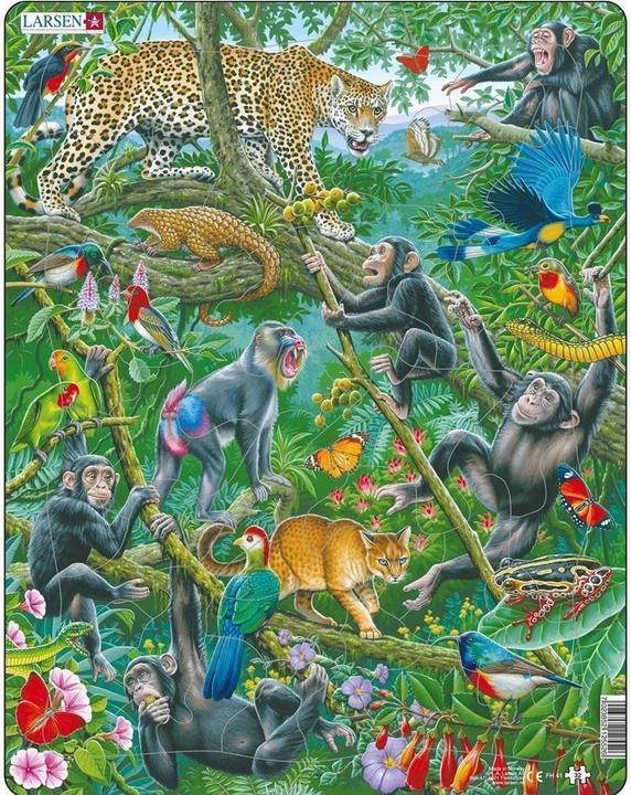 Immagine prodotto Larsen Foresta pluviale africana (32 pezzi)