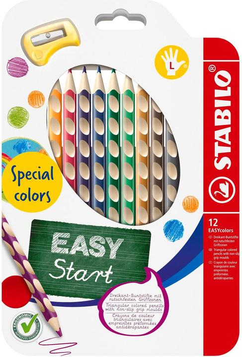 Produktbild STABILO Easycolors L, 12er Etui (Mehrfarbig, 12 x)