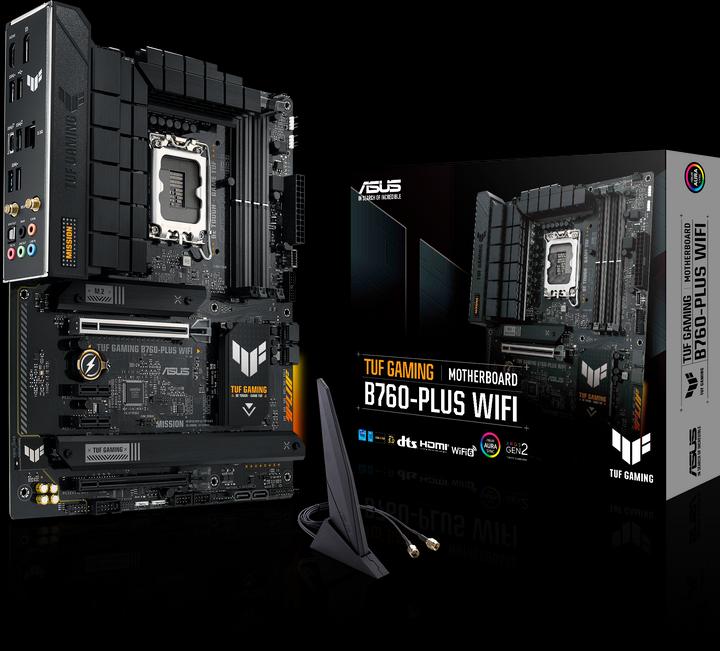 Produktbild ASUS TUF GAMING B760-PLUS WIFI (LGA 1700, Intel B760, ATX)