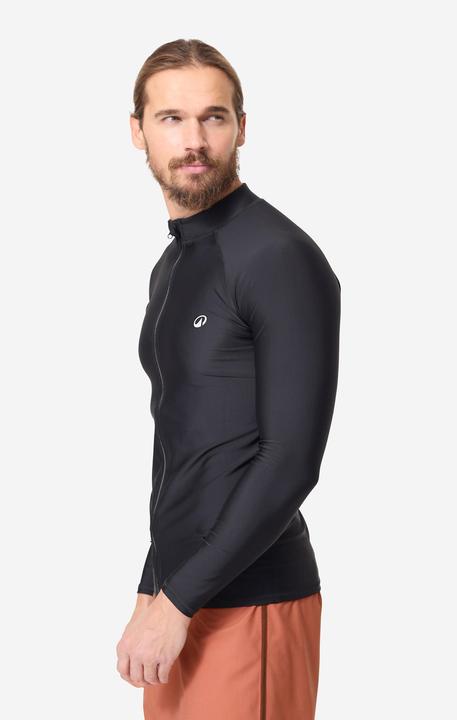 Image du produit Olaian Top de surf UPF50+ avec zip avant pour homme - eur top 500 noir (S)