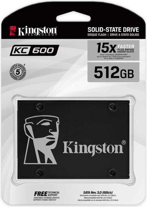 Produktbild Kingston KC600 (512 GB, 2.5")
