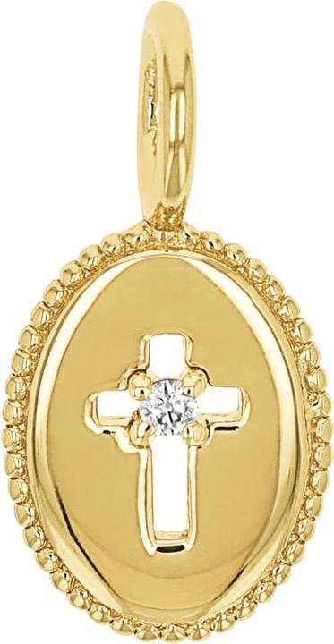 Immagine prodotto Amor Ciondolo Cupido da donna, argento 925, zirconi sintetici. | Croce (Argento 925)