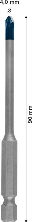 Produktbild Bosch Professional Zubehör EXPERT HEX-9 HardCeramic Bohrer, 4 x 90 mm (4 Millimeter)