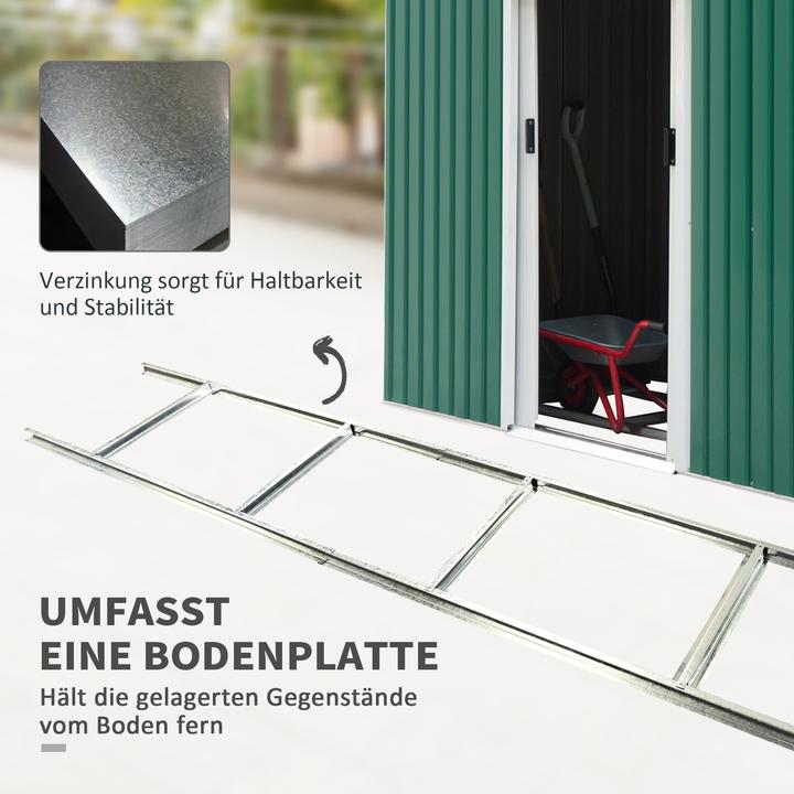 Image du produit Outsunny Abri à outils avec porte coulissante