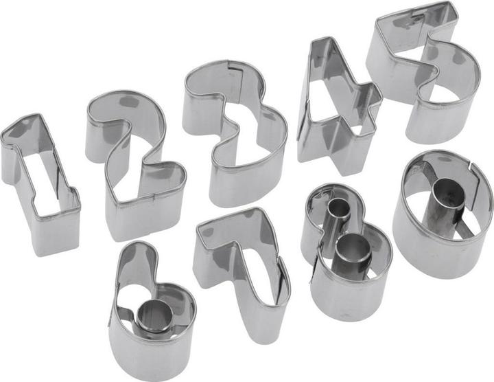 Produktbild Westmark Zahlen-Ausstechformen Set 9-tlg