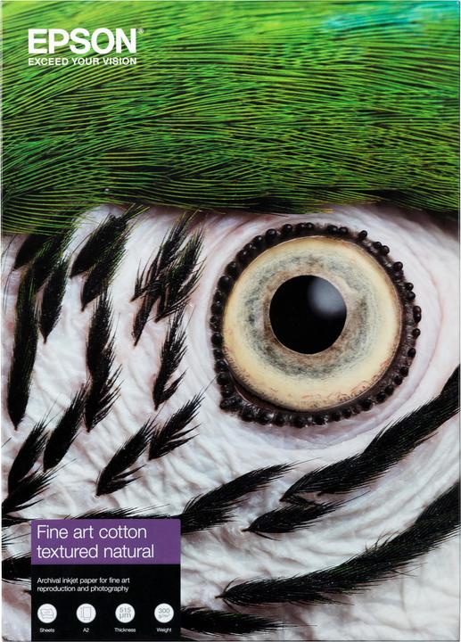 Epson Fine Art Cotton Textured Natural II A2 25 Sheets