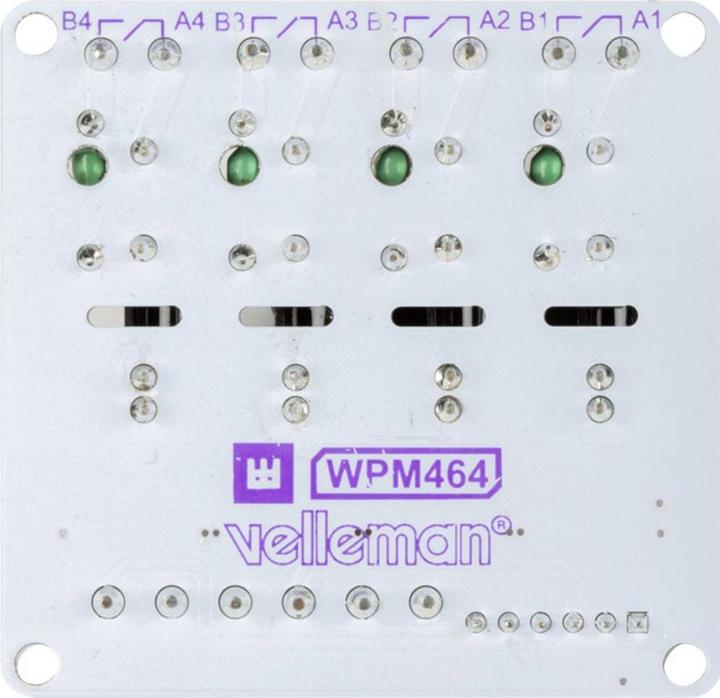 Actual product image Whadda 4-channel solid state relay module