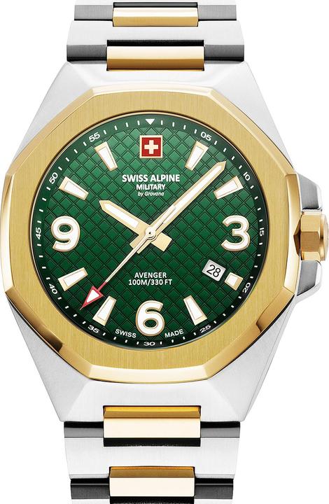 Immagine prodotto Swiss Alpine Military 7005.1144 Orologio Avenger Uomo 42mm 10ATM (Orologio da polso analogico, 42 mm)