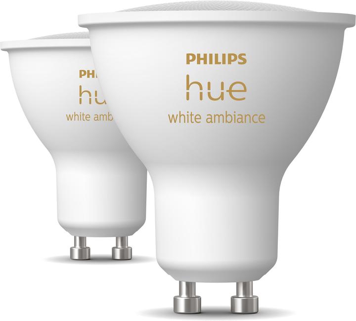 Actual product image Philips Hue White Ambiance (GU10, 4.20 W, 400 lm, 2 x, E)