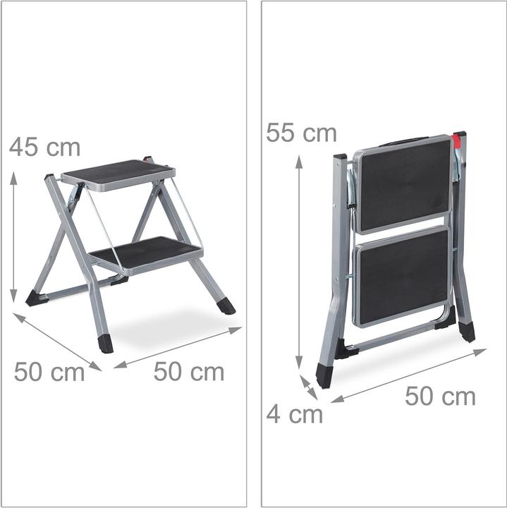 Produktbild Relaxdays Trittleiter (Trittleiter, 50 cm)