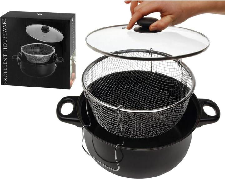 Produktbild HTI-Living Fritiertopf (26 cm, Bratpfanne, Stahl)