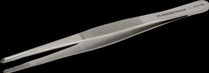 Actual product image Irimo All-purpose tweezers made of stainless steel, type 475 with ribbed handles and bevelled, strong