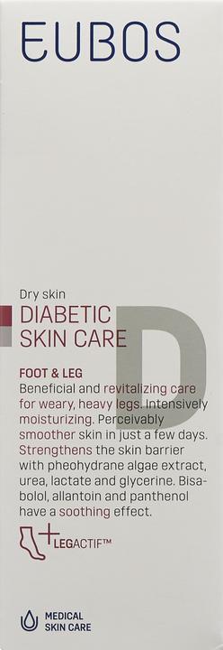 Produktbild Eubos Diabetische Hautpflege Fuss & Bein (neu) (Fusscrème & Fussgel, 100 ml)