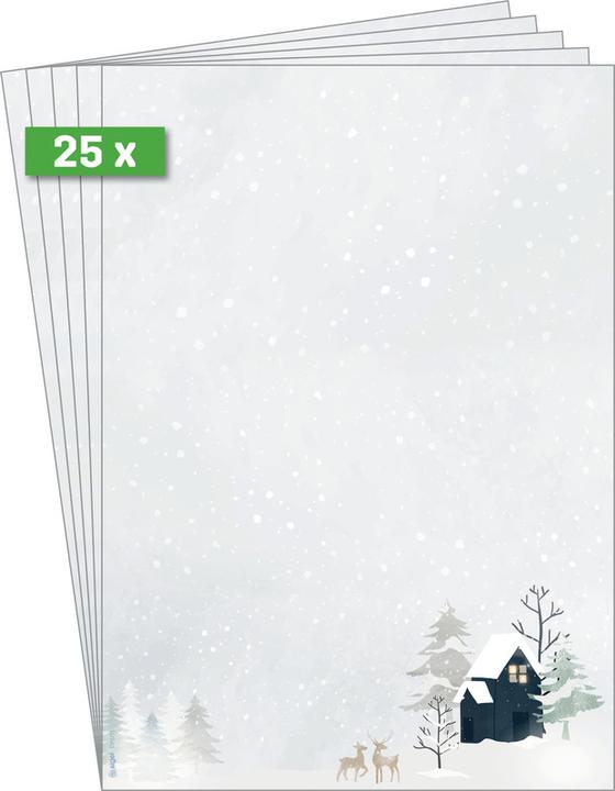 Produktbild Sigel Weihnachtsbriefpapier (25 Stk.)