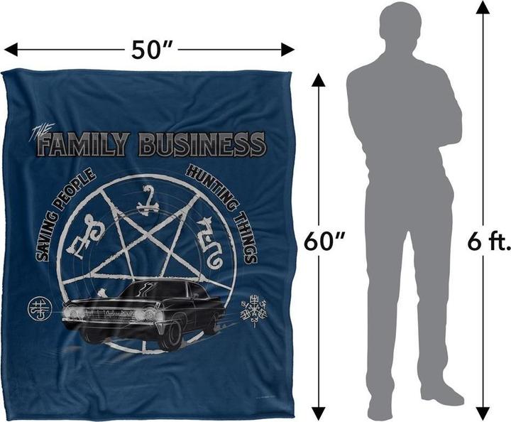 Produktbild Supernatural Decke Saving People Hunting Things (152 x 127 cm)