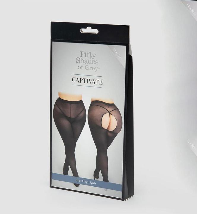 Produktbild Fifty Shades of Grey Captivate Plus Size Spanking Tights One Size Curve - Black (XXL, 3XL)