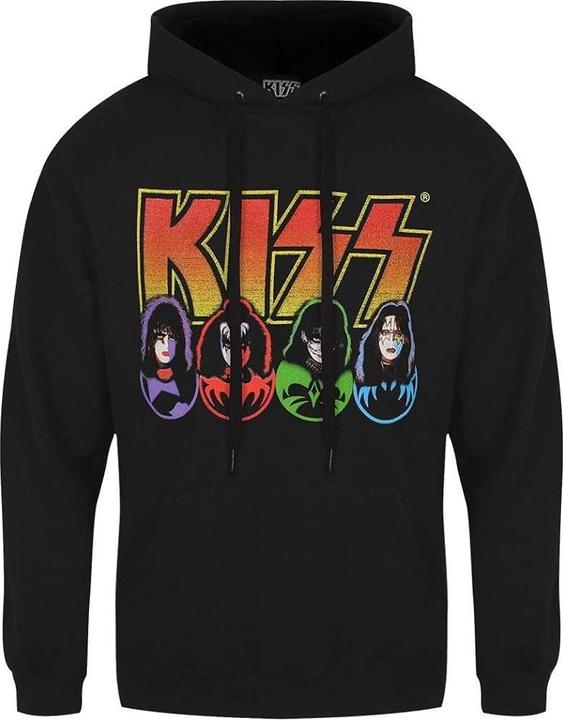 KISS Erwachsene Logo Gesichter & Icons Hoodie
