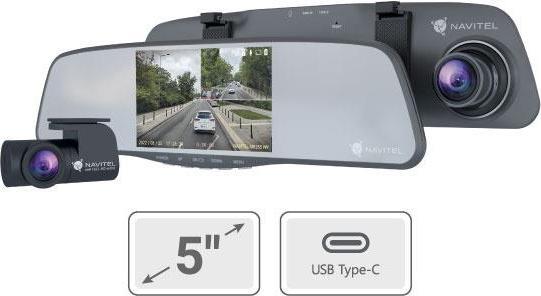 Immagine prodotto Navitel Specchietto retrovisore intelligente MR255NV dotato di DVR (Display integrato)