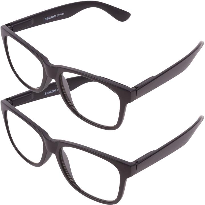 Benson Optics 2er-Set Lesebrille, +2.5 dpt, schwarz (+2.5)