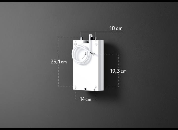 Actual product image Stiebel Eltron DCE 11/13 Electronic compact instantaneous water heater for the kitchen, under-sink, VDE tested