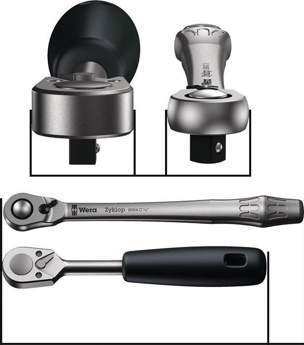 Produktbild Wera 8004 C Zyklop Metal-Knarre (1/2")
