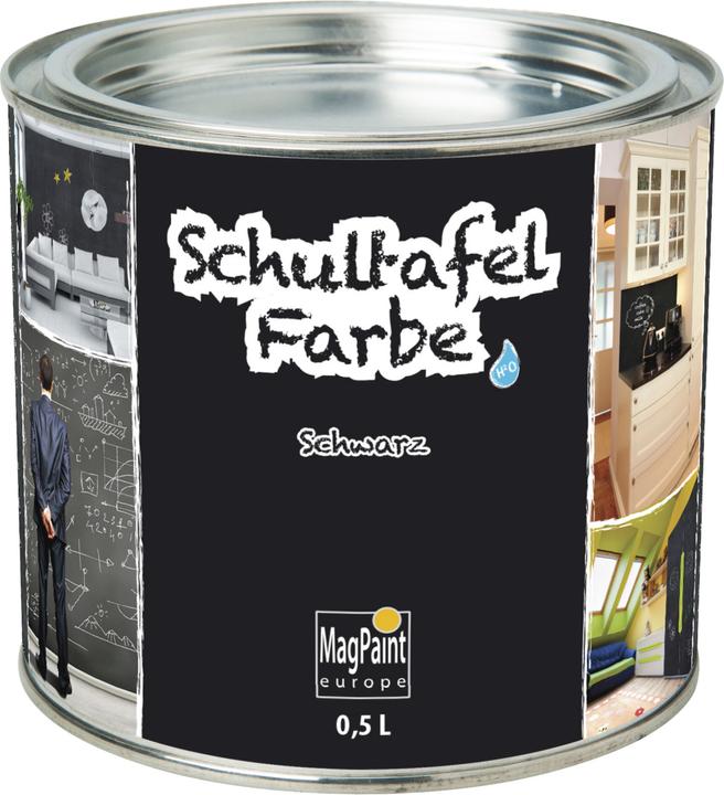 Magpaint Wandtafelfarbe (Schwarz, 0.50 l)