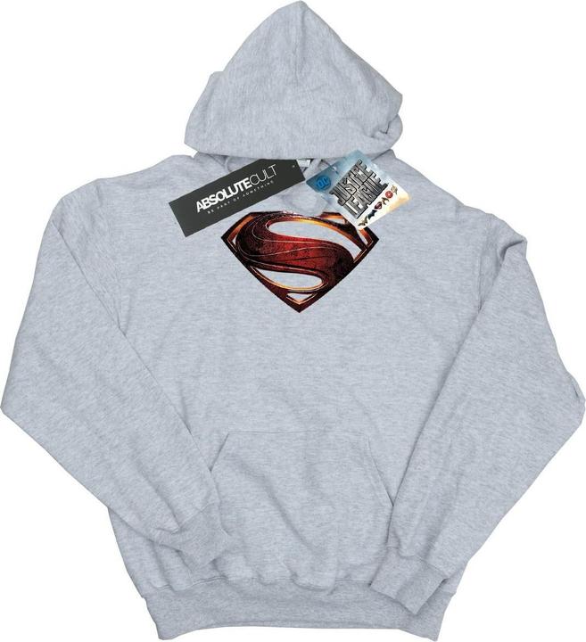 Image du produit - Sweat à capuche JUSTICE LEAGUE MOVIE SUPERMAN EMBLEM - Garçon (152, 158)