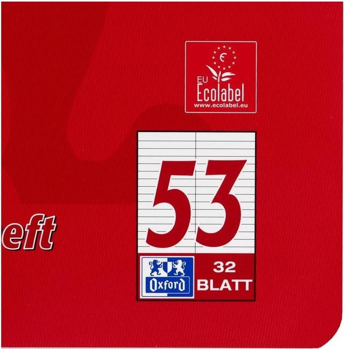 Image du produit Oxford Livre de vocabulaire (A5, À rayures, Couverture souple)