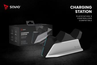Immagine prodotto Savio Dock DELL con due funzioni di ricarica - HD22Q (PS5)