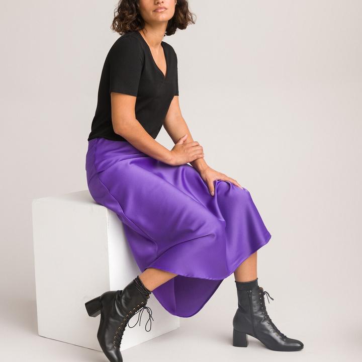 Produktbild La Redoute Collections T-Shirt mit V-Ausschnitt (XS)