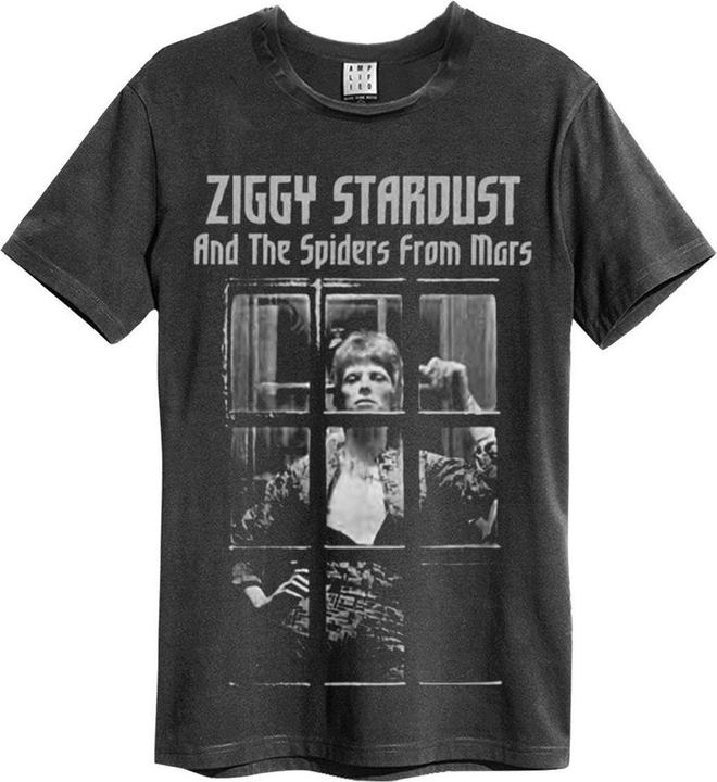 Actual product image Amplified Unisex Adult The Rise and Fall David Bowie T-Shirt (3XL)
