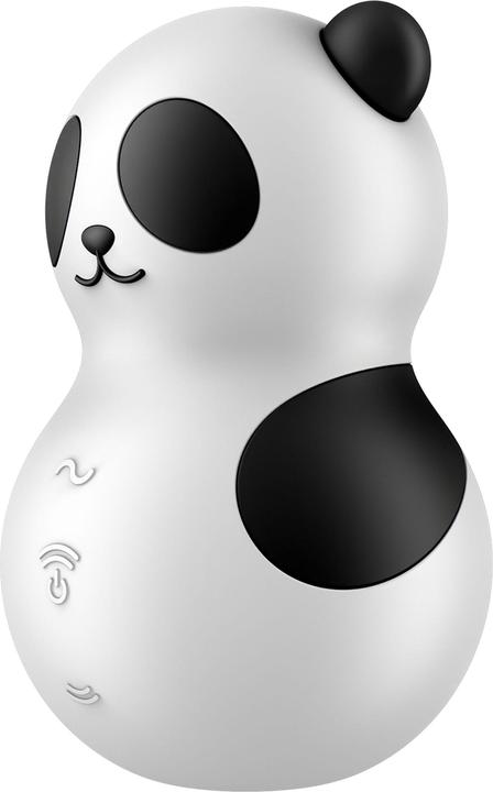 Actual product image Satisfyer Pocket Panda Stimulator & Vibrator Black White