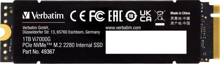 Actual product image Verbatim Vi7000G (1000 GB, M.2 2280)
